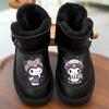 2025 Winter New Arrivals: Girls' Waterproof Snow Boots with Fleece Lining, Cartoon Design, Warm Cotton, for Little Girls