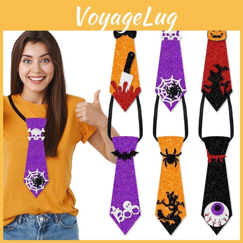 Spider Halloween Pumpkin Party Tie With Paper Material For Photo Decor Booth