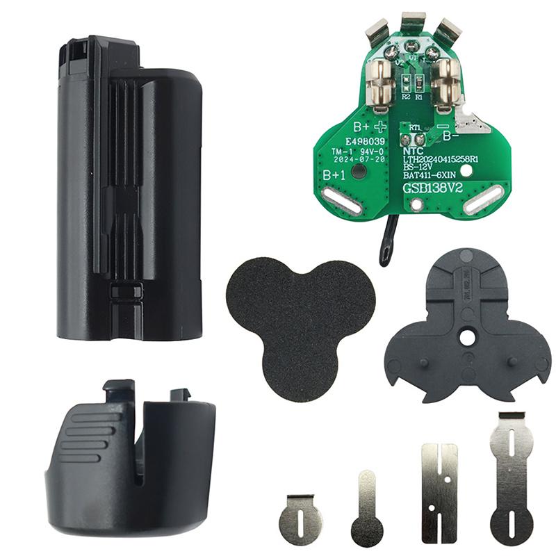 Bat420 Li-Ion Battery Plastic Case Pcb Charging Protection Board Box For 10.8V 12V Bat412A Bat413A Bat411 Housing Shell