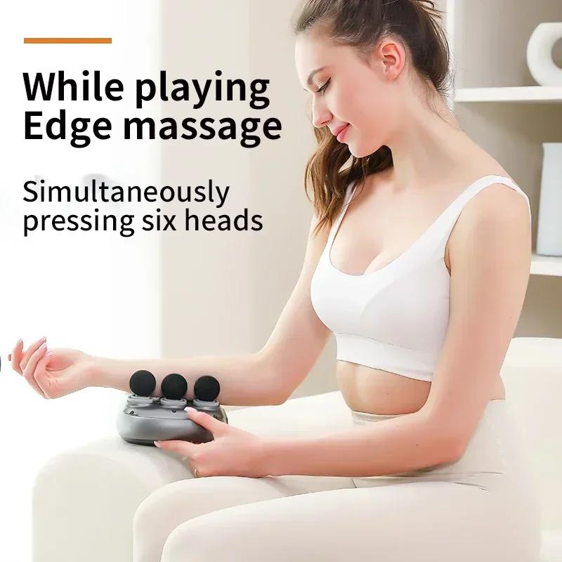 Multi Head Fascia Gun for Home Use, Full Body Deep Relaxation, High-frequency Massage Gun, Professional Grade Muscle Massager