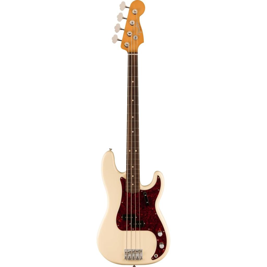 II 60s Precision Bass Rosewood Fingerboard Olympic White Fender/Vintera