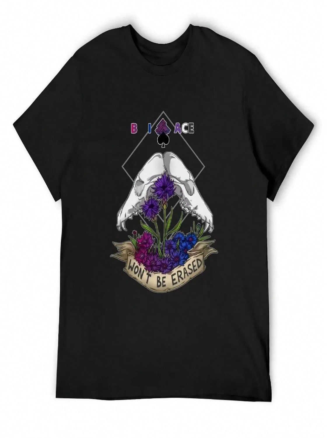 Bi+Ace - Won t Be Erased T-Shirt Man Clothes Anime Clothes Plus Sizes unisexs T Shirts S разноцветный