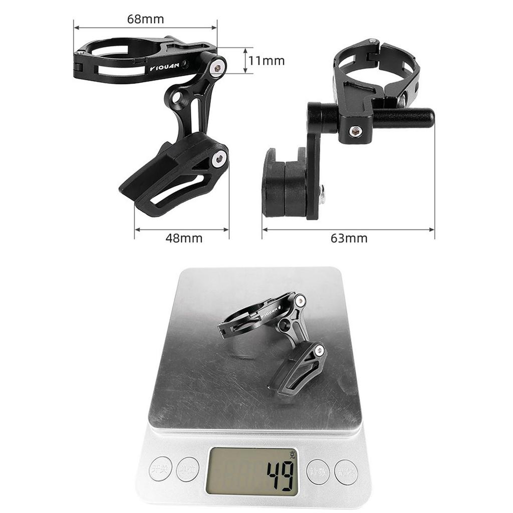 Aluminum Alloy Mountain Bike Chainring Guard Universal Chain Guide Easy Install for Quad and Pocket Bike Chain Safety