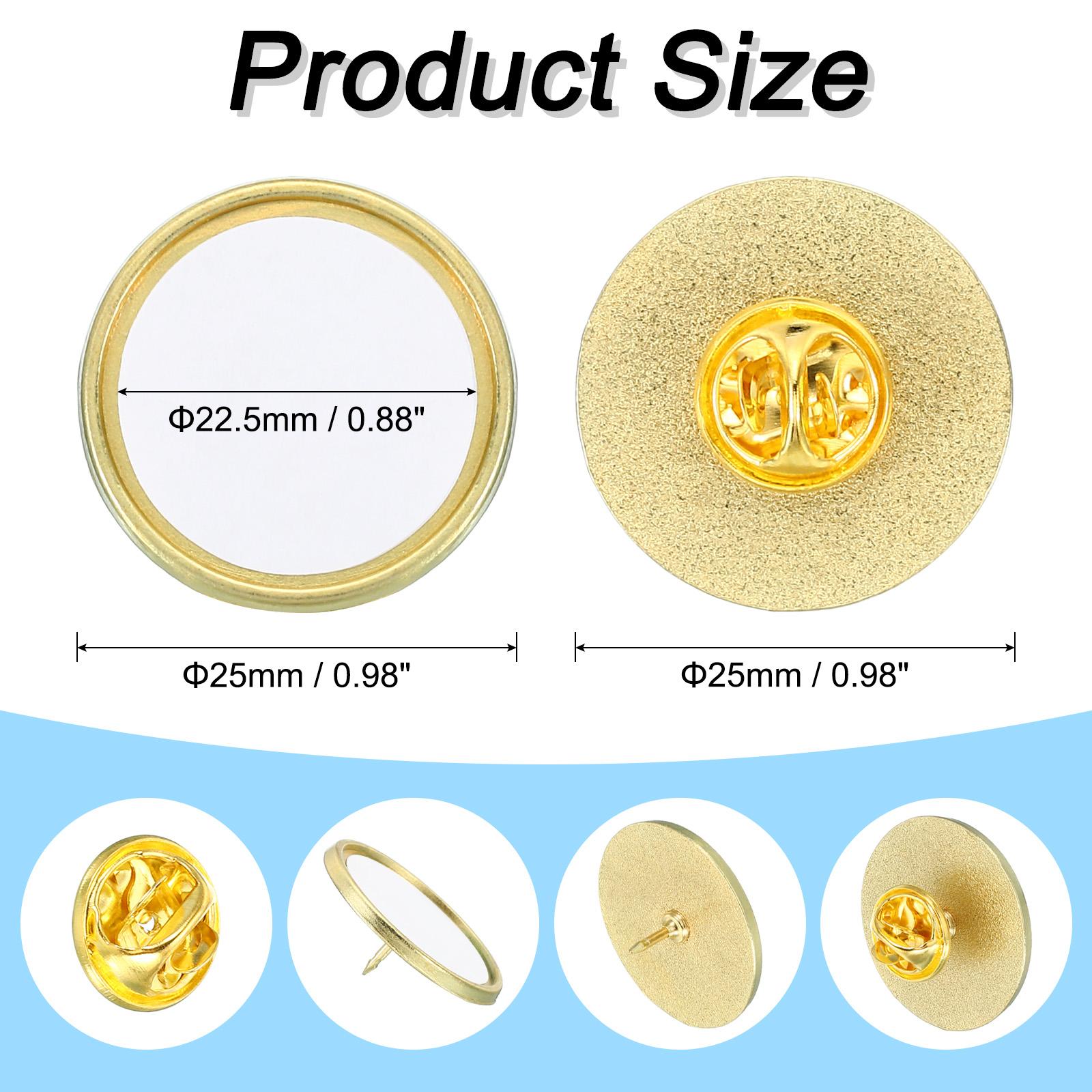 

Sublimation Blank Button, 30 Pcs 0.98 Inch Aluminum,
