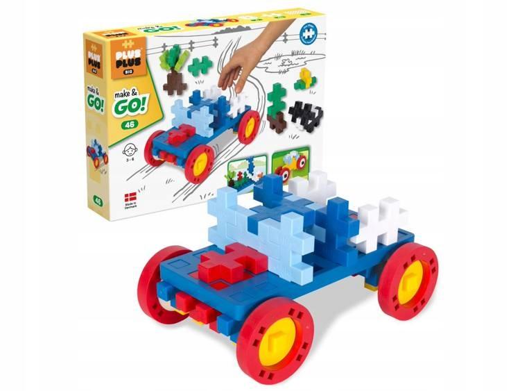 Medium-sized Car Construction Set, 46 Pieces.
