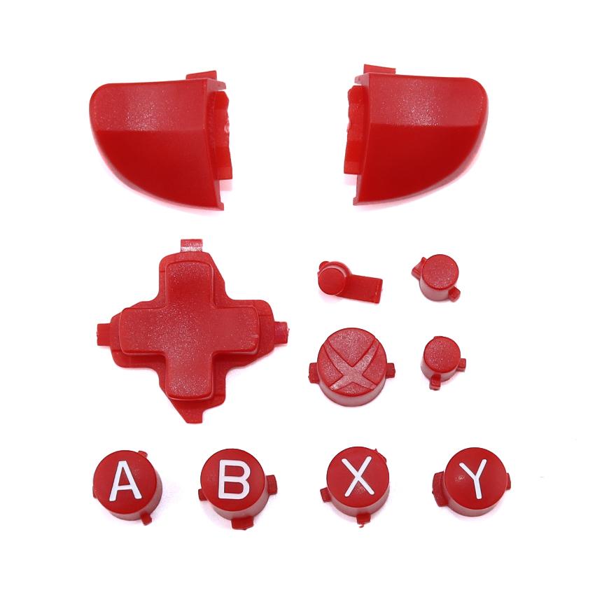 10 Colors/11 Piece Set Solid RT LT Trigger Buttons Mod Kit for Microsoft Xbox One S Slim Controller Analog Stick Dpad