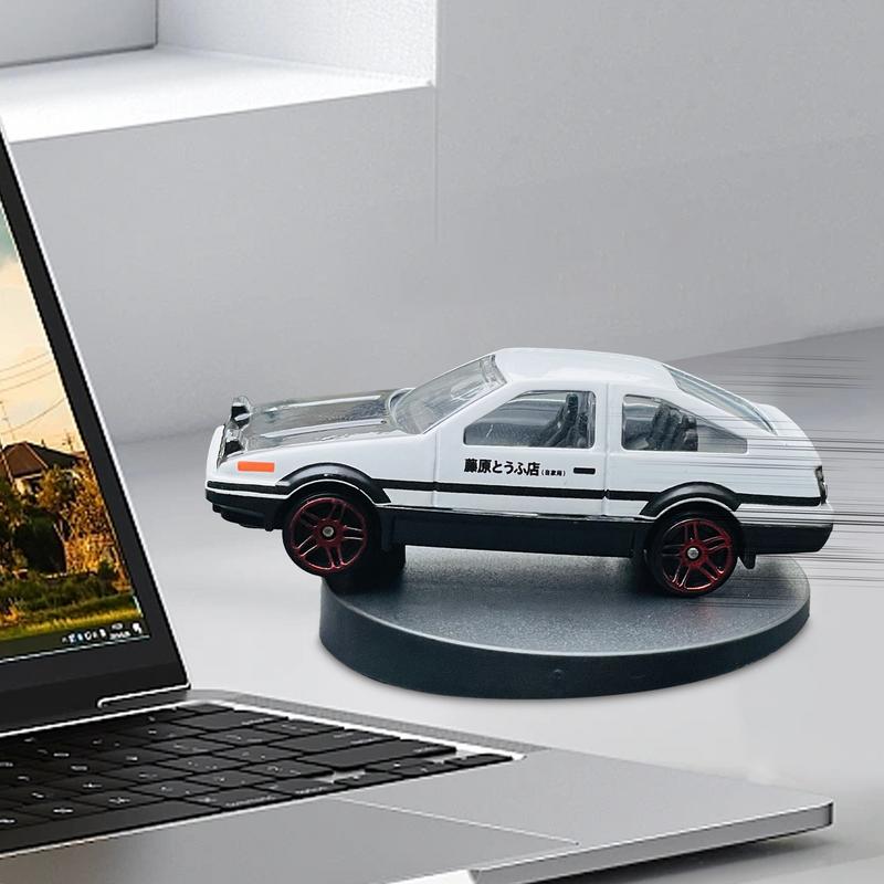 Car Dashboard Ornament Drifting Car Keepsake Ornament Realistic Vehicle Model Ornament Desktop Car Figurine Adhesive For Car