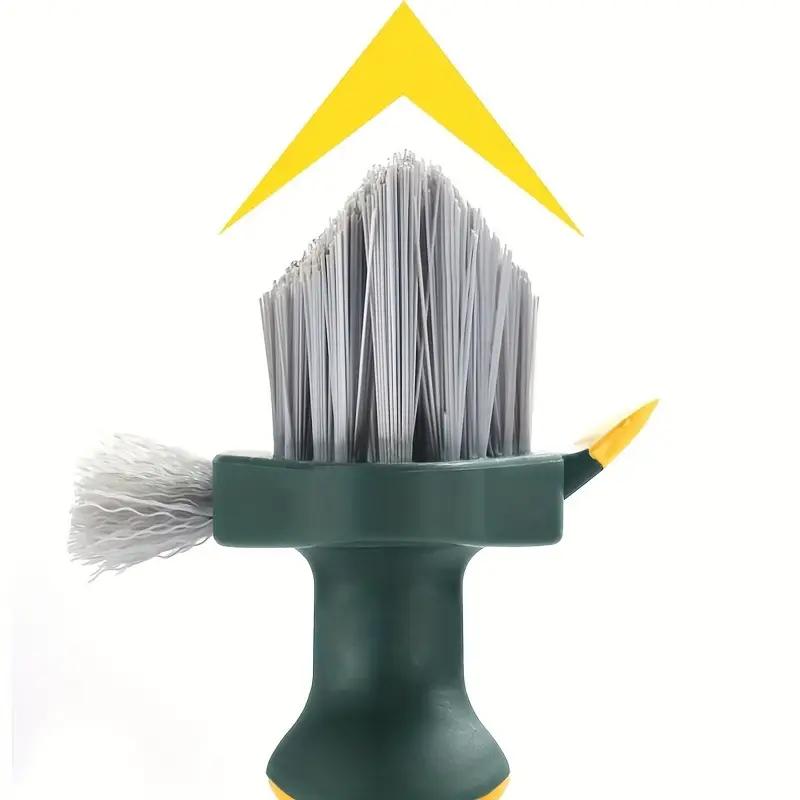 Perie de curățare multifuncțională 4 în 1 Perie de curățare pentru spații de ferestre Perie de curățare a peretelui de baie, pentru marginea peretelui, țiglă de colț, rosturi înguste, perie pentru crevaturi