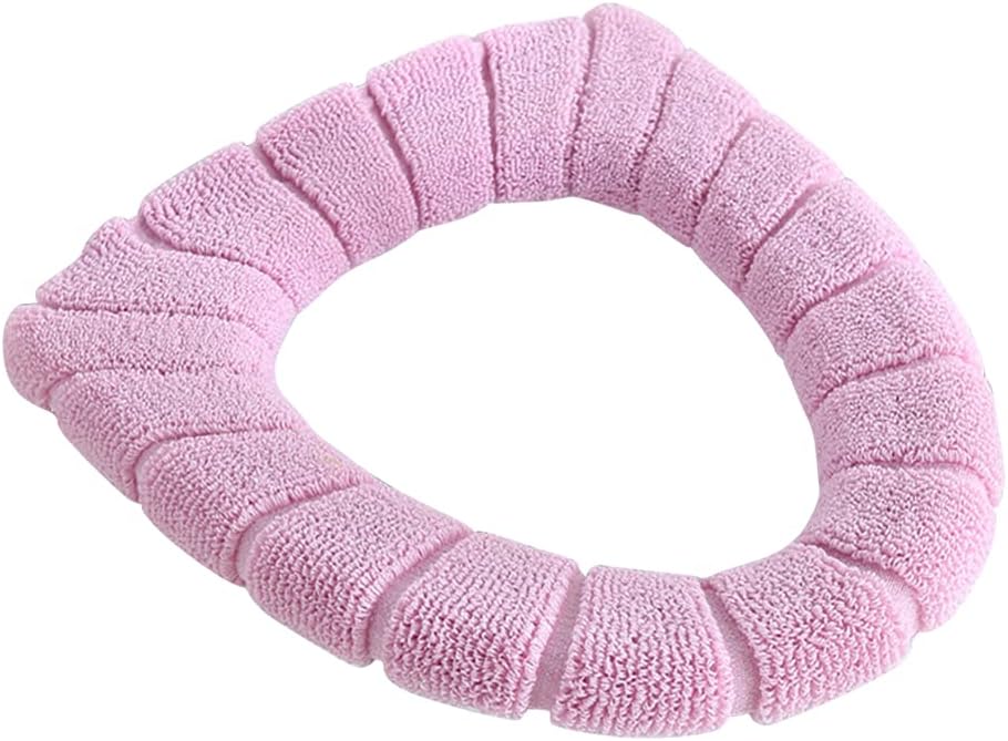 Washable Toilet Seat Cover – Stretchable Cushion Pad for Bathroom, Reusable Washable Soft Mat, Universal Fit Cold Weather