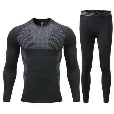 Spring & Autumn Quick-Dry Long Sleeve Sportswear Set: Adult & Children's Tight-Fit Running & Basketball Training Base Layer