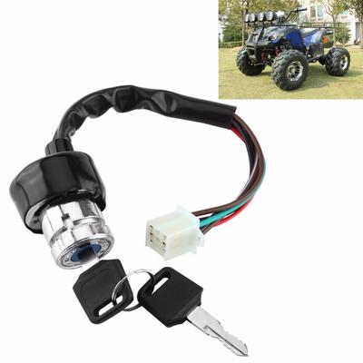 Universal 6 Wire Ignition Switch 3 Position 2 Keys Motorcycle Kart Pit Quad Bike Motorcycle Switches Ignition Key Accessories