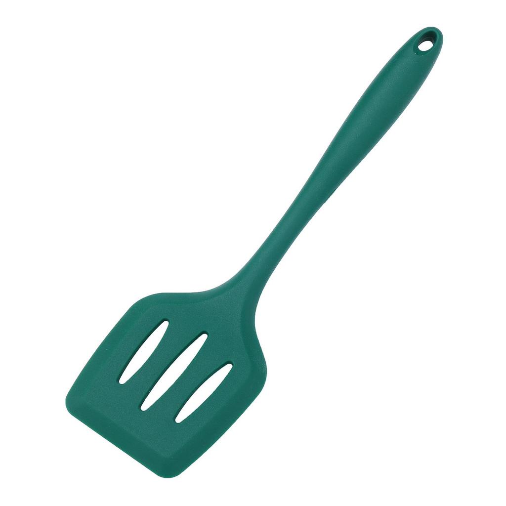 Silicone Heat-Resistant Non-Stick Kitchen Utensil Set: Spatula, Spoon, Colander - 5 Pieces