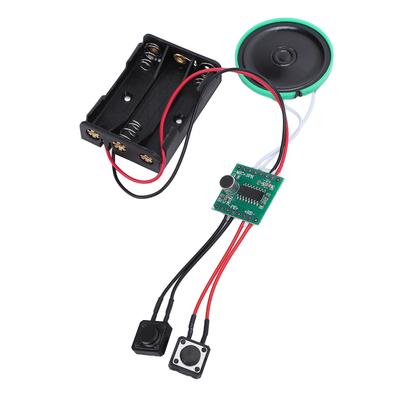 Greeting Card Voice Module 30 Seconds Single Play 4.5V   Battery Powered Clr Sound Card Recordable Voice Chip