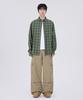 GLW Washed Pocket Parachute Cargo Pants Beige