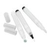 3 Pcs Brush Tip Twist Pen with Empty Roller Ball Bottle Brush Tip Pen Twist Type Cosmetic Container Applicator for Liquid Foundation Serum