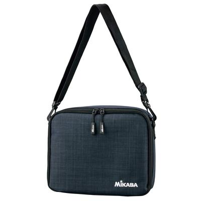 MIKASA FIVB Embroidered Volleyball Referee Case, Black, AC-VRC2
