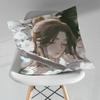 Cute Tian Guan Ci Fu Credit Pillowcase for Sofa Room Office Decor Printing  Merchandise AllMatch Cushion Cover