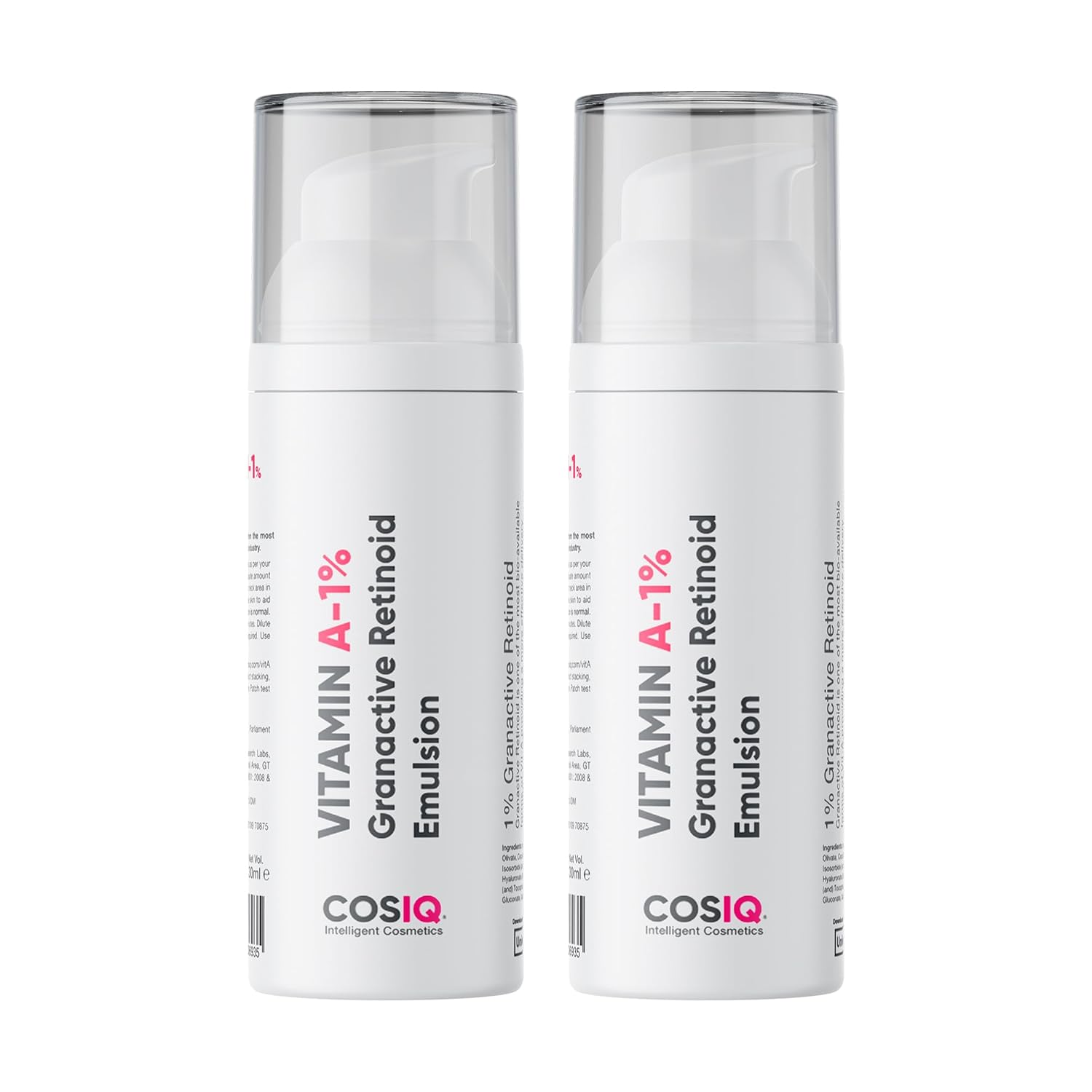 Сыворотка для лица Cos-IQ с 1% ретиноидами Granactive Retinoid | Ночное антивозрастное средство для гладкой кожи | 30 мл УПАКОВКА ИЗ 2