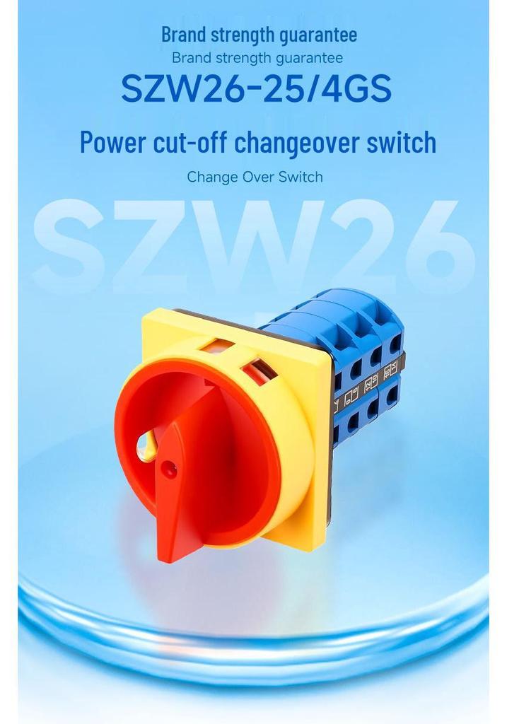 Zhuochao SZW26-25/4GS Dual-Position OFF-ON Four-Pole Power Disconnect Switch