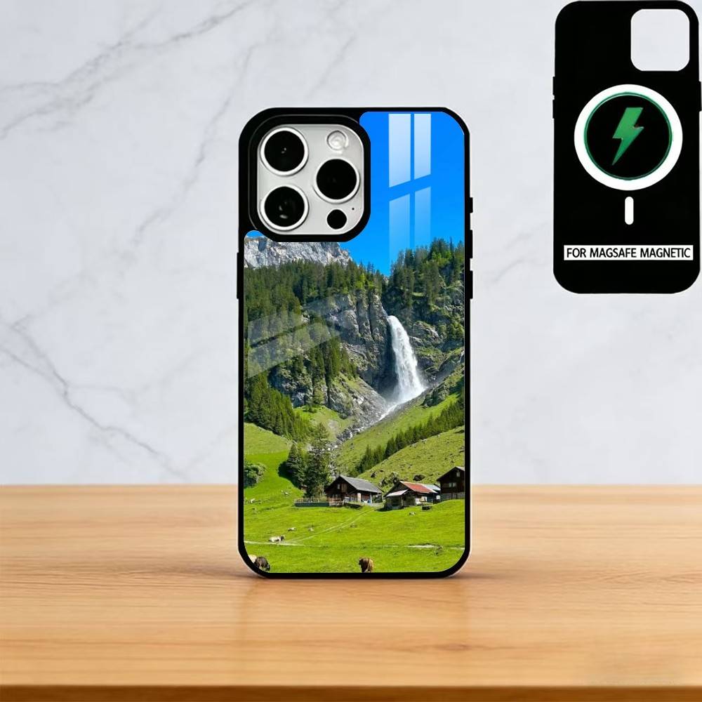Magnificent Swiss Landscapes Phone Case For iPhone17,16,15,14,13,12,11 Plus,Pro Magnetic For Magsafe Wireless Charging