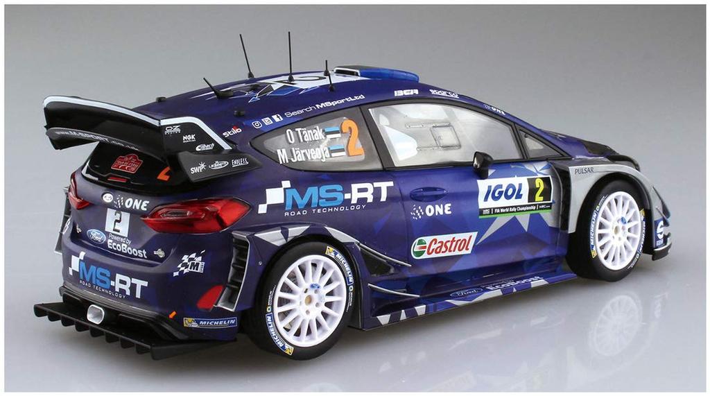 Aoshima Bunka Kyozai Skynet Belkit Series 13 Ford Fiesta RS WRC Tour de Corse 2017 Plastic Model 1/24 No.