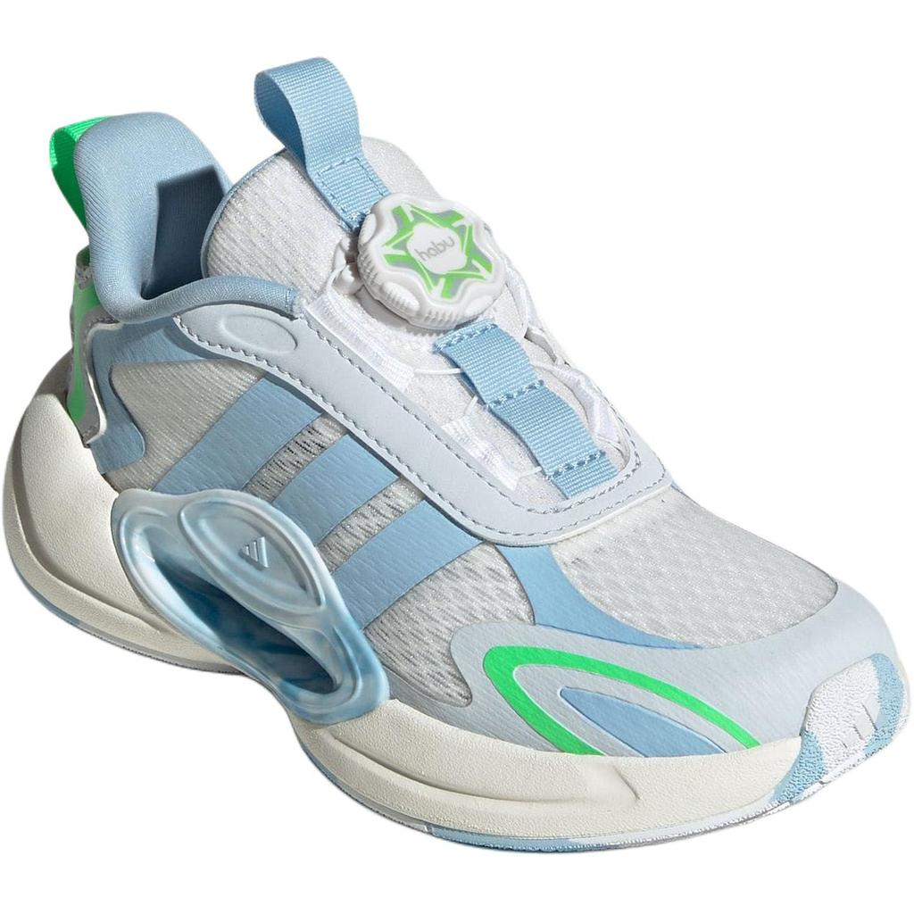 Adidas Galaxy Scout Comfortable Soft Non-Slip Durable Low-Top Casual Shoes Kids sneaker Bright-White Pink-Blue Light-Blue JQ6753