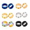 2PCS Ear Gauges Plugs Double Flared Piercing Flesh Tunnel Expanders Stretchers Earring Body Jewelry
