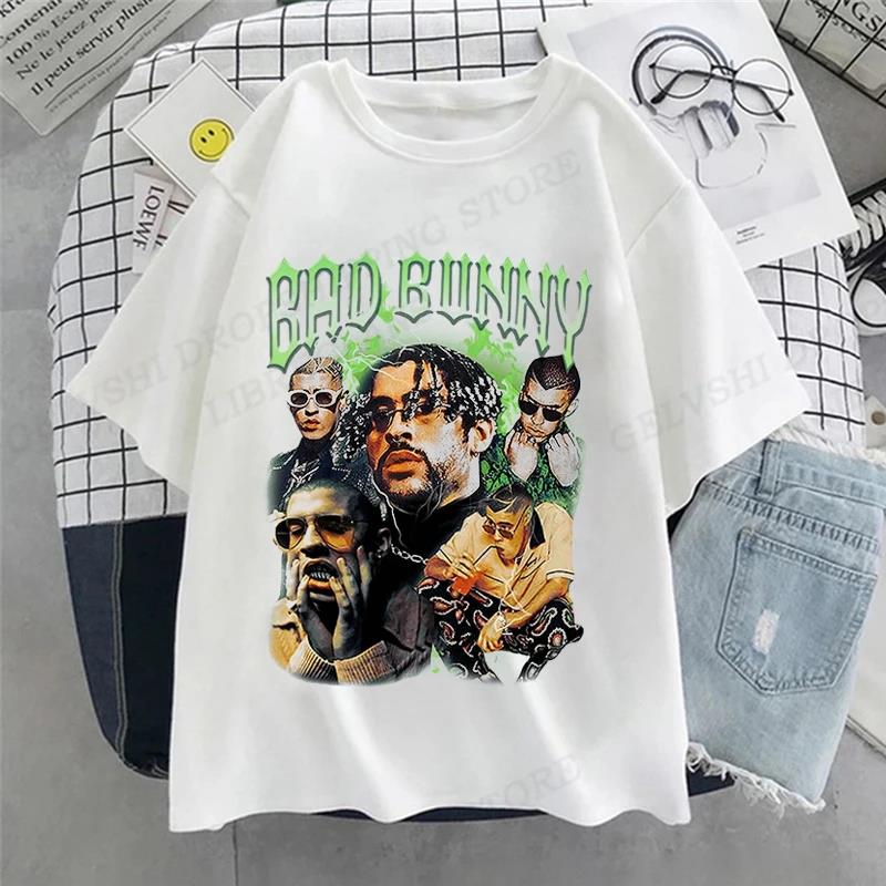 UN VERANO SIN TI Bad Bunny T Shirt Unisex Women Fashion Hip Hop Music Albums Short Sleeve Plus Size T Shirt Unisex