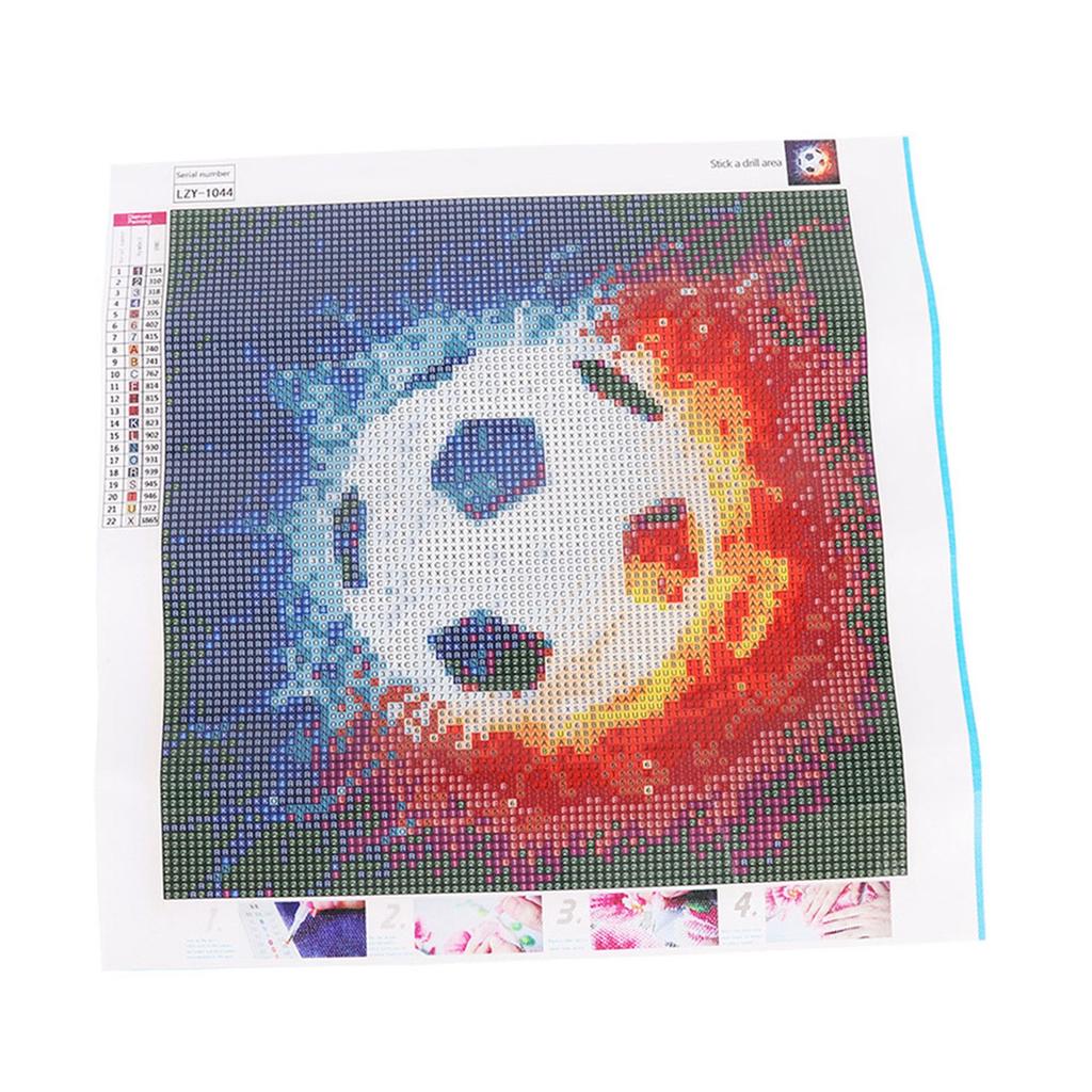 DIY Fußballmuster 5D Vollbohrer Diamantmalerei Stickerei Malereien Bilder Kunsthandwerk für