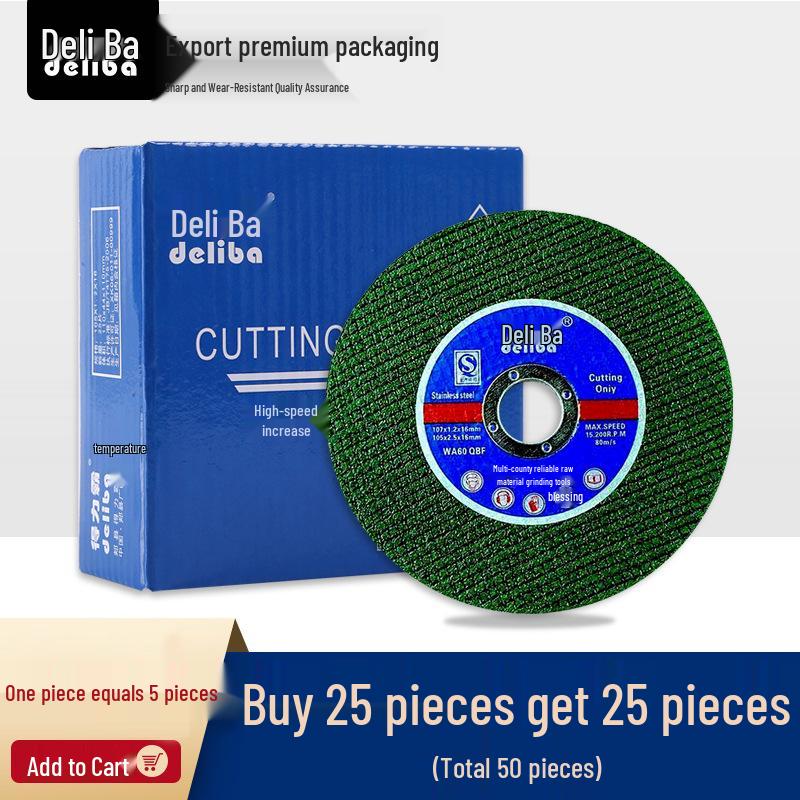4-Inch Angle Grinder Cutting Disc for Metal & Stainless Steel Polishing
