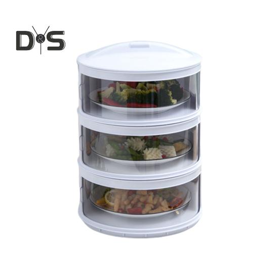 Insulated Vegetable Cover Multi-layer Stackable Food Box Anti-fly Dust-proof Heat Preservation Kitchen Supplies Picnic BBQ Helper