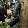 Outdoor Hiking Shoes Men Anti-slip Low-top Sports Shoes Men Comfortable Flat-bottomed Soft Breathable Casual Sneakers Shoes