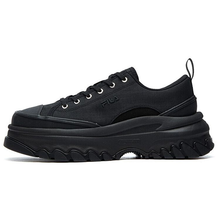 Fila Lava Canvas Sports Durable Low-Top Casual Shoes Women Sneaker Black F12W124155FBK