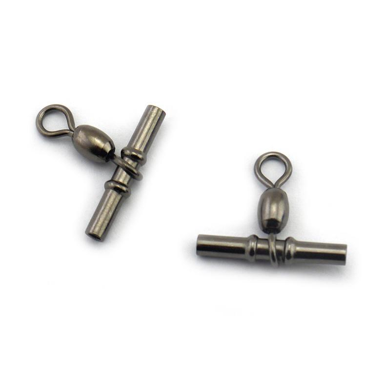 50 Pcs Fishing Swivels Rolling Swivels Sea Fishing Accessories Tackle Connector Rolling Swivels 3-way Swivels Fishing Tackle