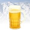 Refreshing Beer Mug 400 Ml Double-walled Glass Cooler Gold