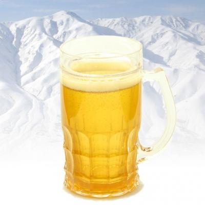 Odświeżający kufel do piwa 400 ml, chłodzony, z podwójnymi ściankami