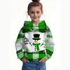 Cartoon Cat Full Print Girl Trendy Hoodie Sweatshirt, Comfort Fit Long Sleeve Jumper Tops, Children Kids Clothing Gift
