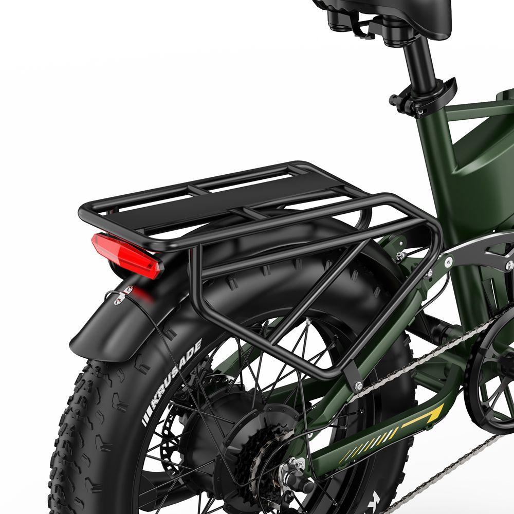Skladací elektrický bicykel Apefox Rh20 2x 750W Motor 20"x4.0" Pneumatika 7-rýchlostný Terénny Elektrický Bicykel pre Dospelých 48V 22.5Ah Dvojité Hydraulické Kotúčové Brzdy