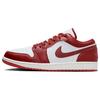 Jordan Air Jordan 1 Slip Resistant Abrasion Resistant Low Top Vintage Basketball Shoes Men's Red FJ3459-160(Team181-)