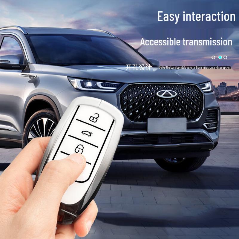 2025 Chery Tiggo 8 Pro Πολυτελής Μεταλλική Θήκη Κλειδιού για Νέο Tiggo 8L/Plus