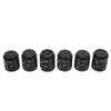 6pcs CS Mount Lens Kit 4mm to 25mm Focal Length 3MP Manual Aperture for Digital Camera