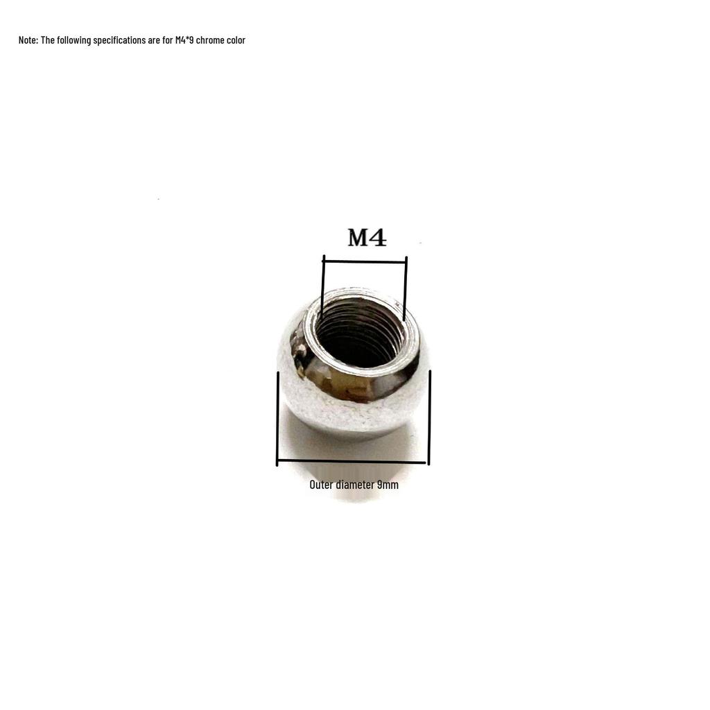 Electroplated Steel Ball M10X1.0 Thread Lighting Accessories