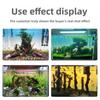 RGB Acrylic Fish Tank Backdrop Colourful Gradient Luminous APP Control Aquarium Background Decoration Can Be Customised Size