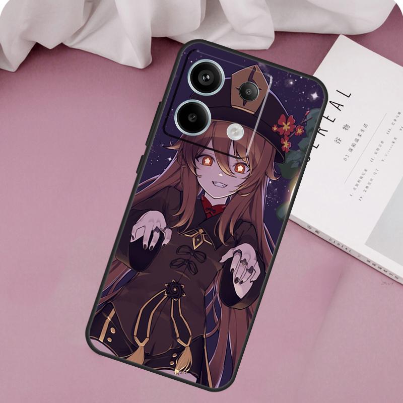 Genshin Impact Hu Tao HuTao Case For Redmi Note 13 Pro 9 10 11 12 Pro Plus 9S 10S 11S 12S Cover For Redmi 12C 10C 13C