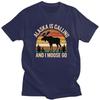 Mens Alaska Is Calling And I Moose Go T Shirts ShortSleeve Cotton Tshirts Birthday Gift Leisure Farm Animal Lover Tee Clothes