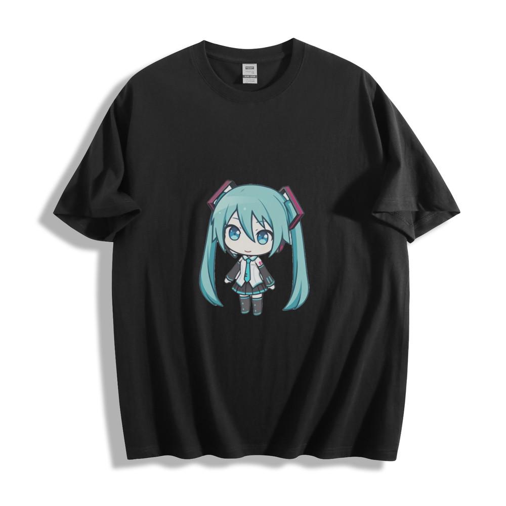 Hatsune Miku Classic Chibi T-Shirt - Adorable Anime Icon Unisex Tee