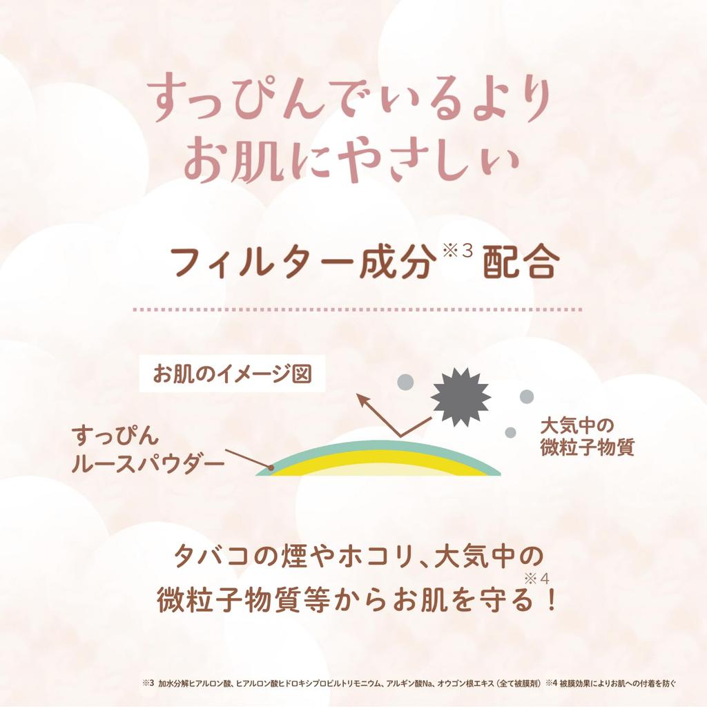 Club Suppin Loses Puder Weißes Blumenstrauß-Duft - Leicht, Natürliches Finish, Langanhaltendes Make-up Fixierpuder