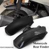 Plastic Motorcycle Mudguard Matte Black Carbon Fiber Rear Extension Splash Pad Protection Cover for PCX160
