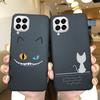 For Samsung Galaxy M33 5G Case Heart Cartoon Silicone Matte Shockproof Phone Cover For SamsungM33 GalaxyM33 M 33 Funda Shell TPU