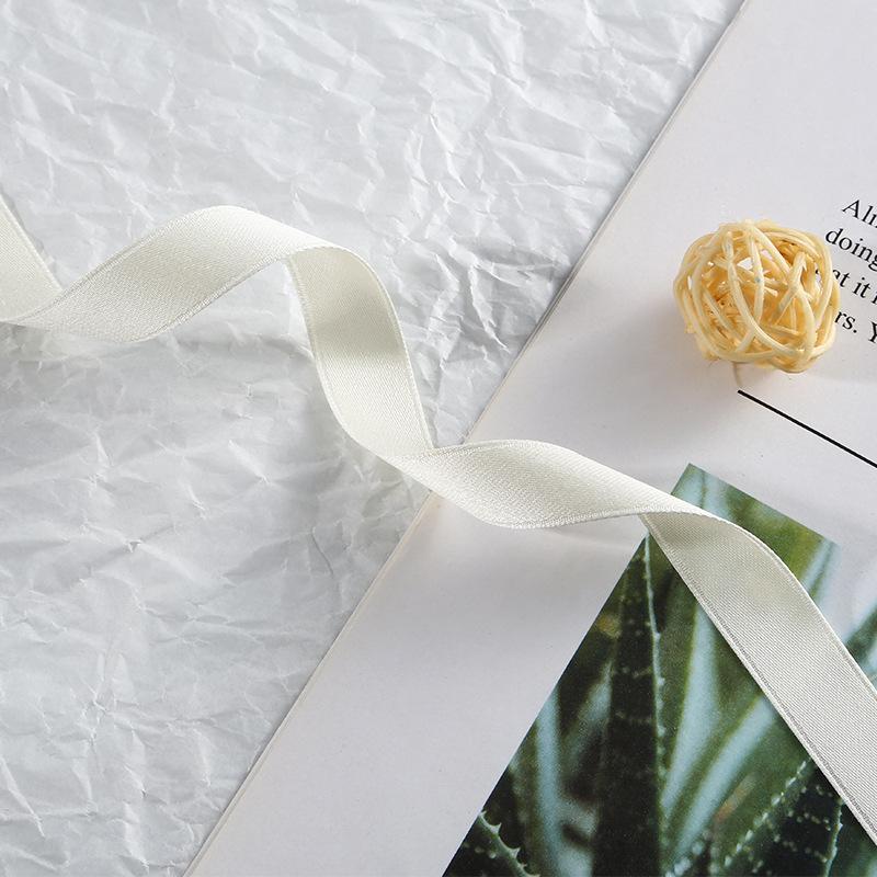 Double-Sided Matte Webbing Thickened Polyester-Cotton Jewelry Trophy Decorative Accessories Bow Colored Ribbon